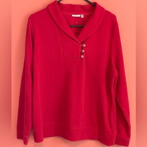 Croft & Barrow Vibrant Red Knit Sweater